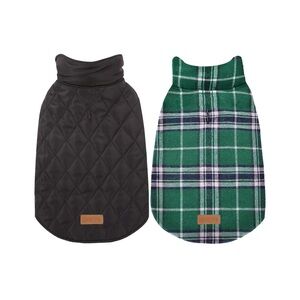 New Warm Dog Coat, Reversible Waterproof Winter Dog Jacket Coat